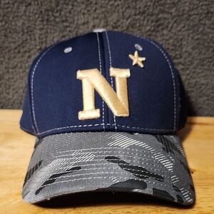 Box Seat Navy Midshipmen Velcro back Hat - New